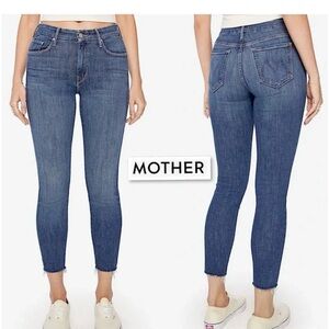 Mother Jeans Looker Ankle Fray size 27